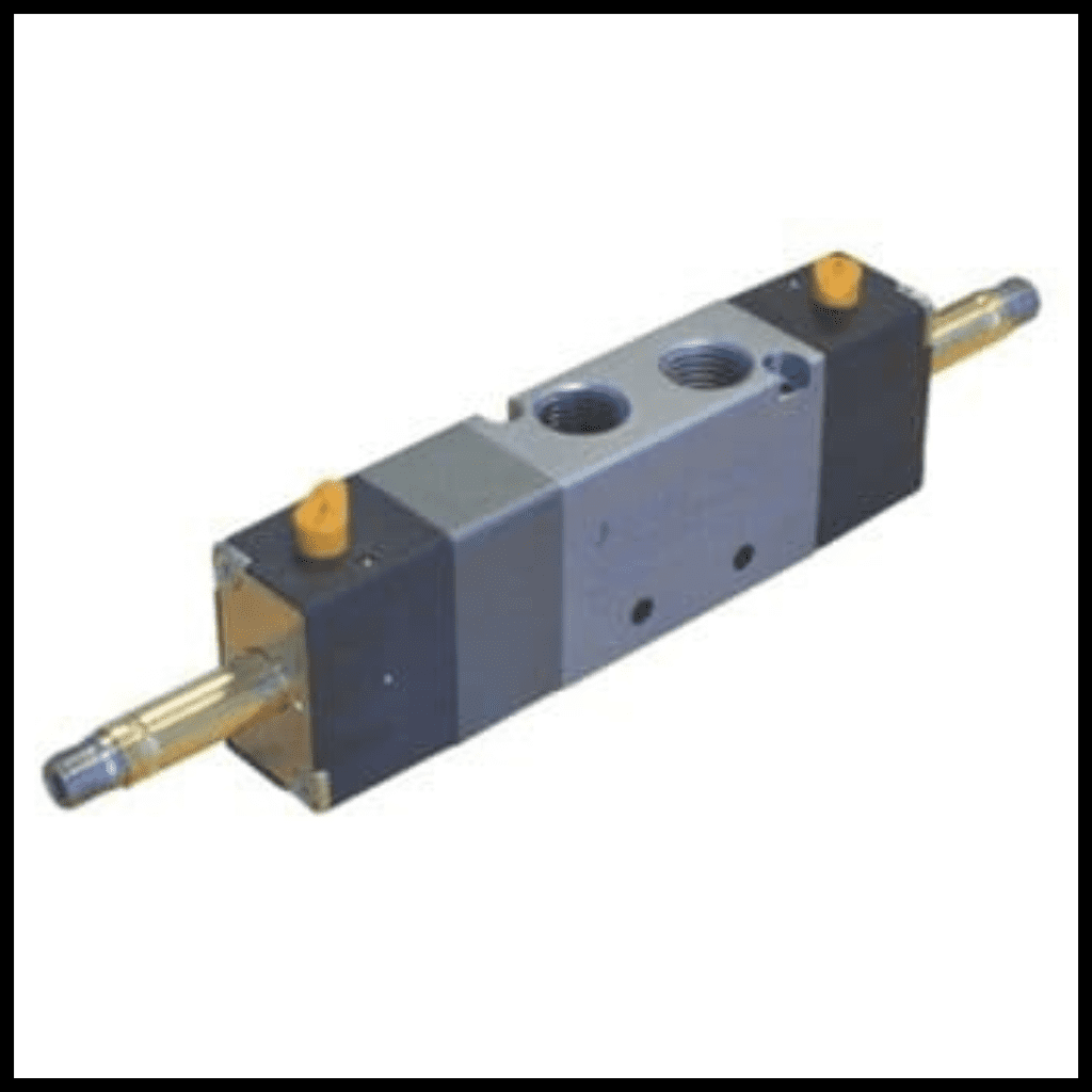 4V230C-08 1/4 5/3 double solenoid valve all ports blocked